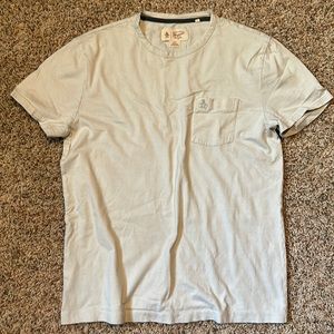 Original Penguin Light Gray Pocket Tee, Size Large